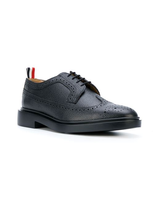 Black calf leather lace up THOM BROWNE | MFD002H00198001